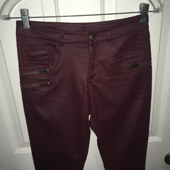 Divided H&M, Faux Leather Skinny Pants, Size 4 C3 - Picture 2 of 8